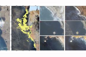Conida: Imágenes satelitales muestran el daño ambiental del litoral peruano