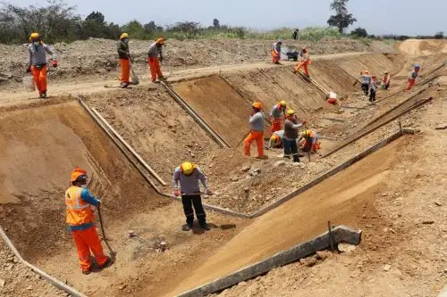 Infraestructura de riego. Foto: Cortesía