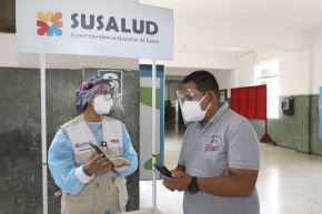 El App Susalud Contigo también ofrece servicio de orientación a la ciudadanía para ubicar establecimientos de atención covid-19. ANDINA/ Susalud