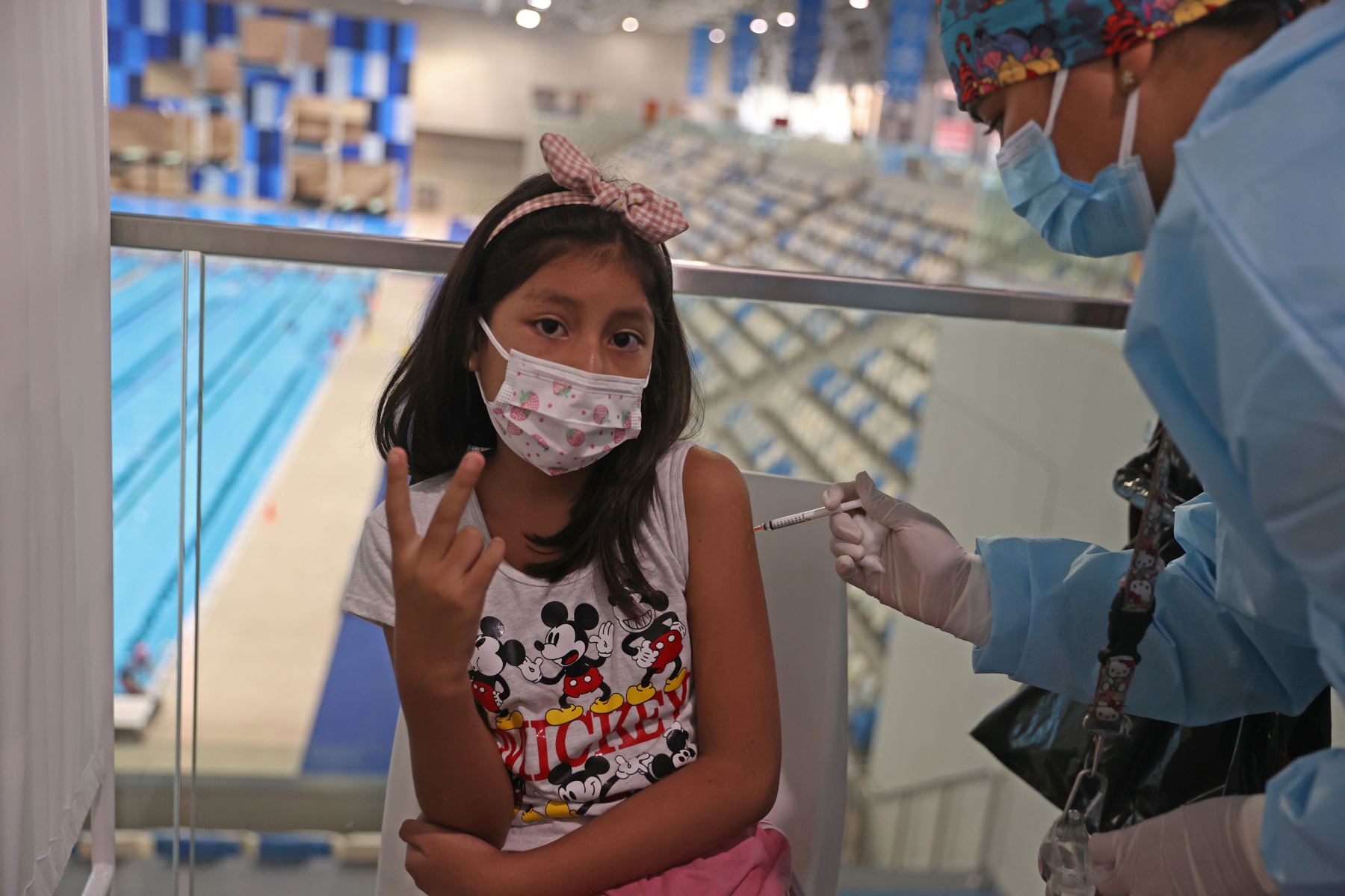 Jiménez adelantó que el viernes 28 de enero llegará un segundo lote de Pfizer con 996,000 dosis del fármaco para la inmunización de los menores. Foto: ANDINA/Vidal Tarqui.