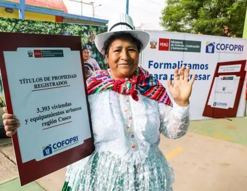 Cofopri destacó que más de 25,000 familias se beneficiaron con entrega de títulos de propiedad durante el 2021. ANDINA/Difusión