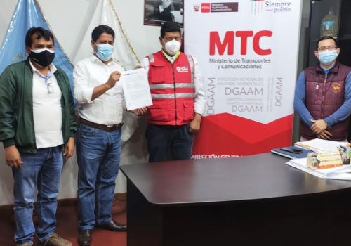 Representantes del MTC y de la Municipalidad de Chota instalaron mesa técnica para destrabar proyectos en dicha provincia de la región Cajamarca.