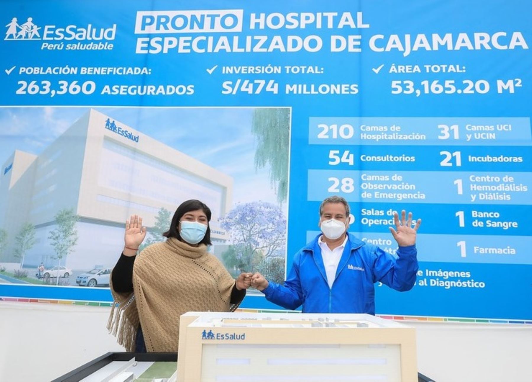 EsSalud pone en marcha proyecto del Hospital Especializado en la región Cajamarca. ANDINA/Difusión