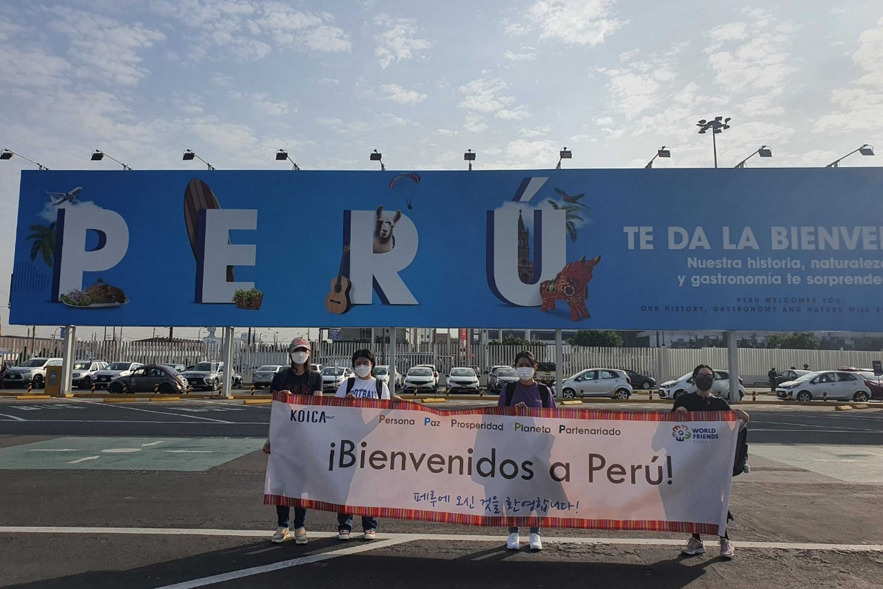 Voluntarias coreanas de Koica llegan al Perú. Foto: Difusión