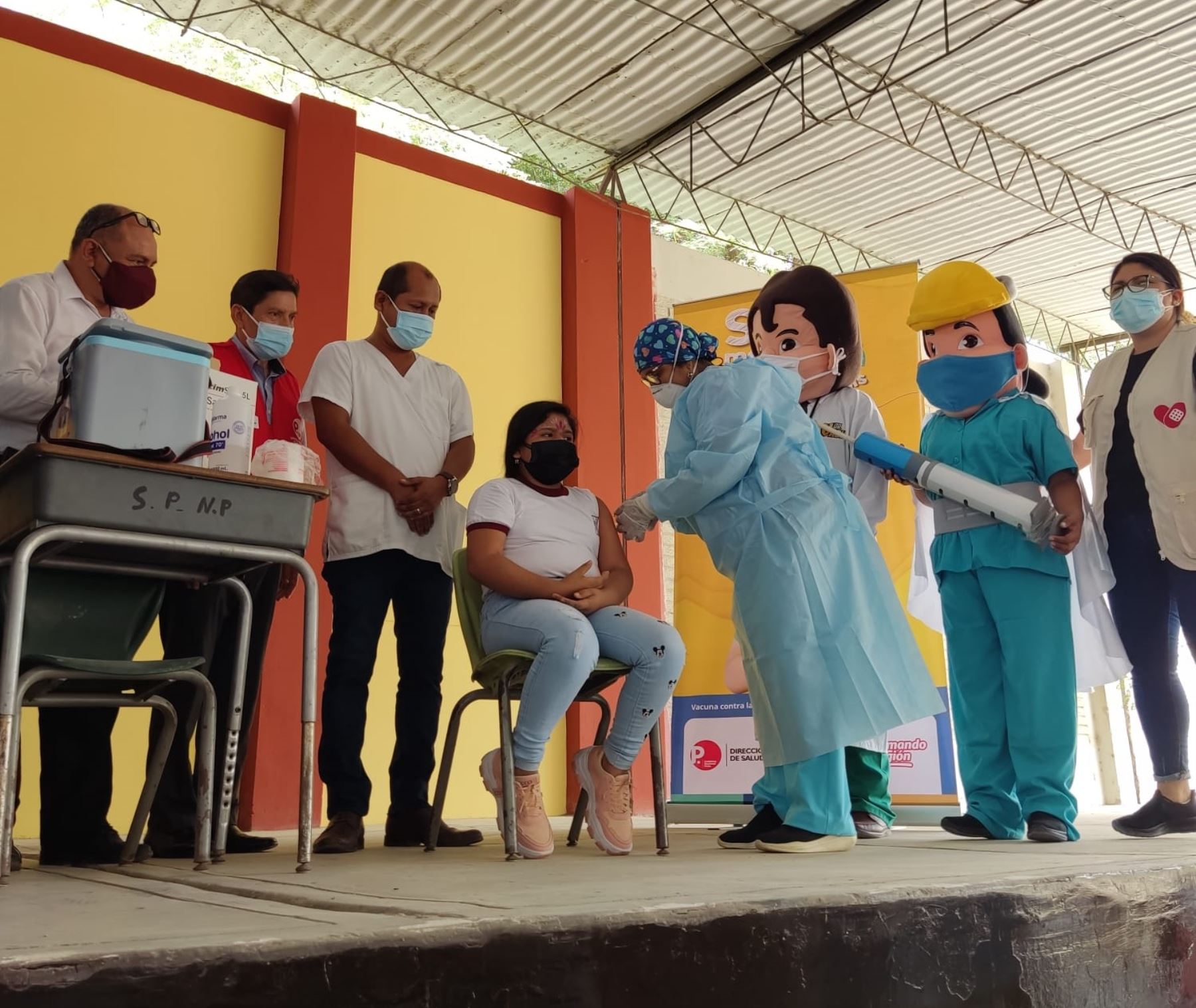 Piura inició esta mañana la jornada de vacunación contra el covid-19 para inmunizar a niños de 10 y 11 años de edad y mayores de 5 años que tengan comorbilidades. Foto: ANDINA/difusión.