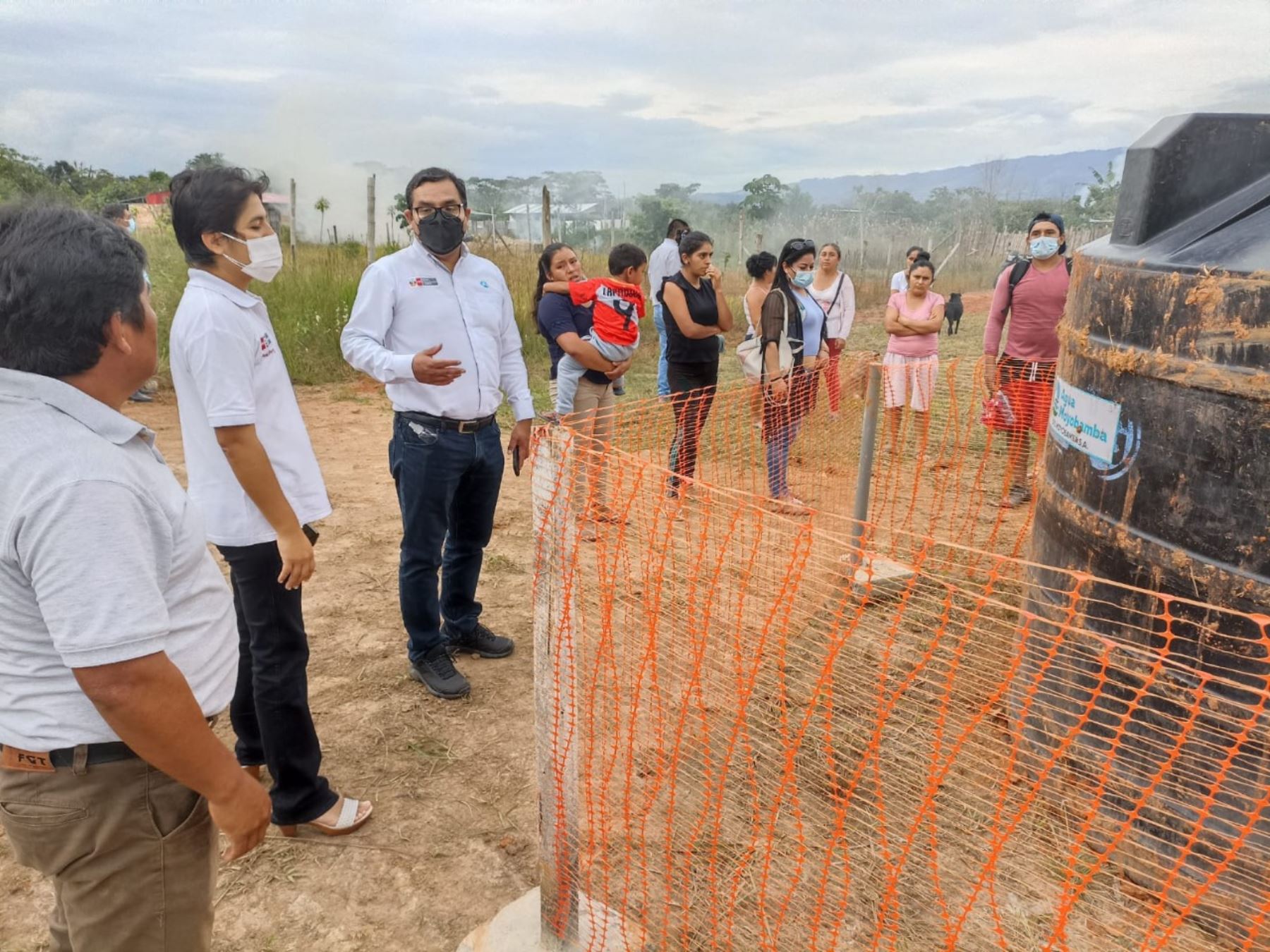 Amazonas:Otass supervisó avance de proyectos de agua potable y alcantarillado en Moyobamba