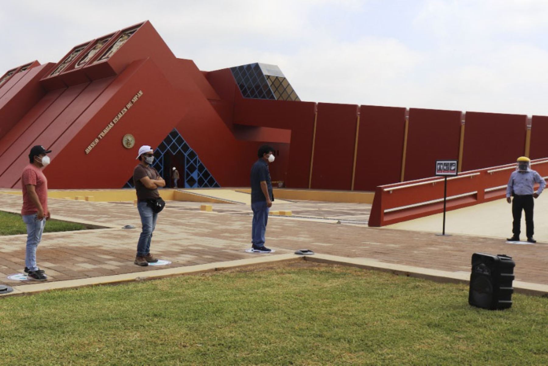 El Museo Tumbas Reales de Sipán, ubicado en la ciudad de Lambayeque, reabrió sus puertas el martes último. Foto: ANDINA/Difusión