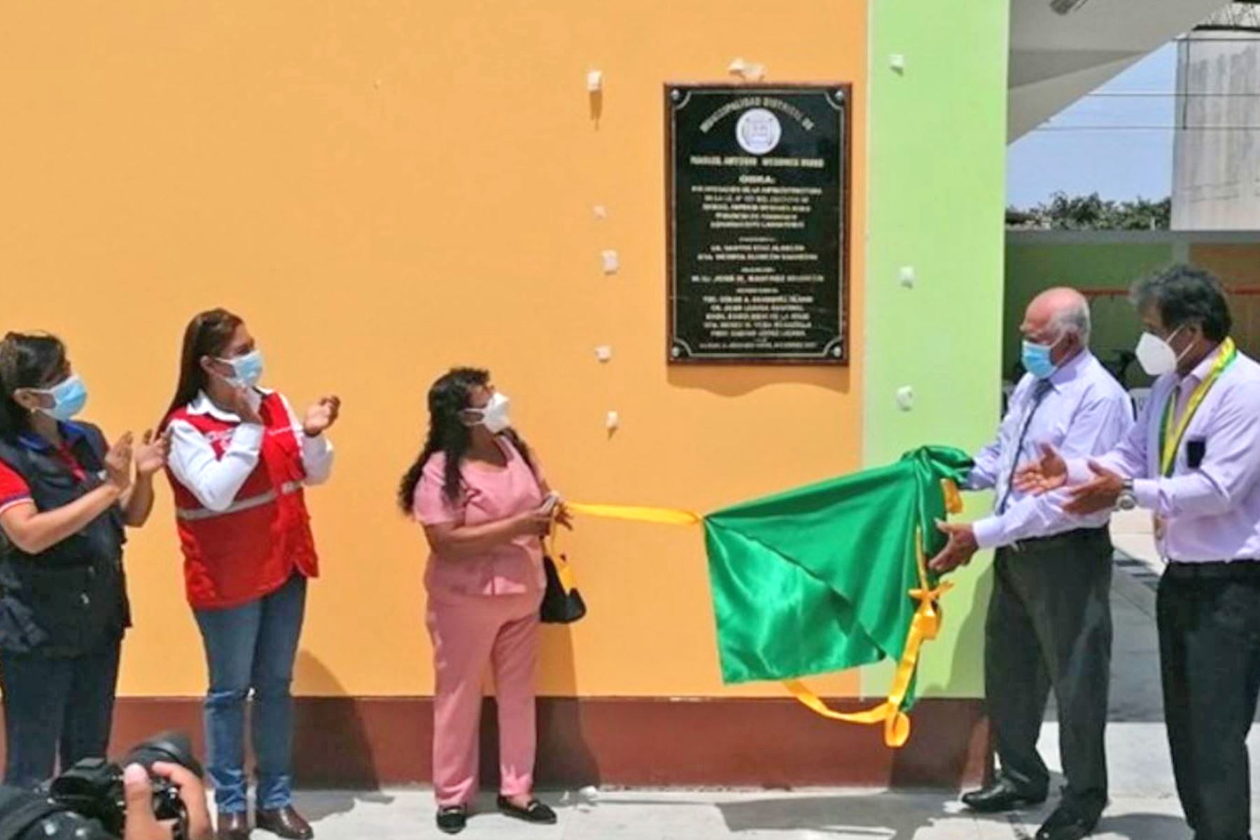 Lambayeque: ARCC inauguró moderno colegio en distrito Manuel Mesones Muro