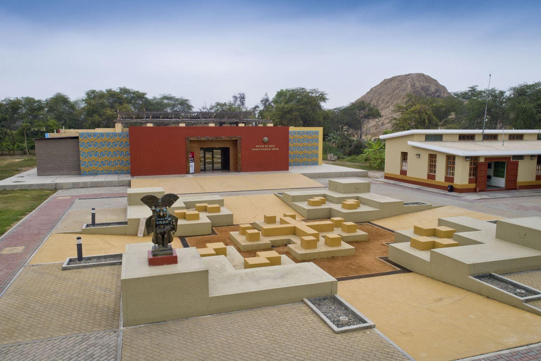 El Museo de Sitio Huaca rajada-Sipán custodia parte del patrimonio arqueológico de la región Lambayeque. Foto: ANDINA/Difusión