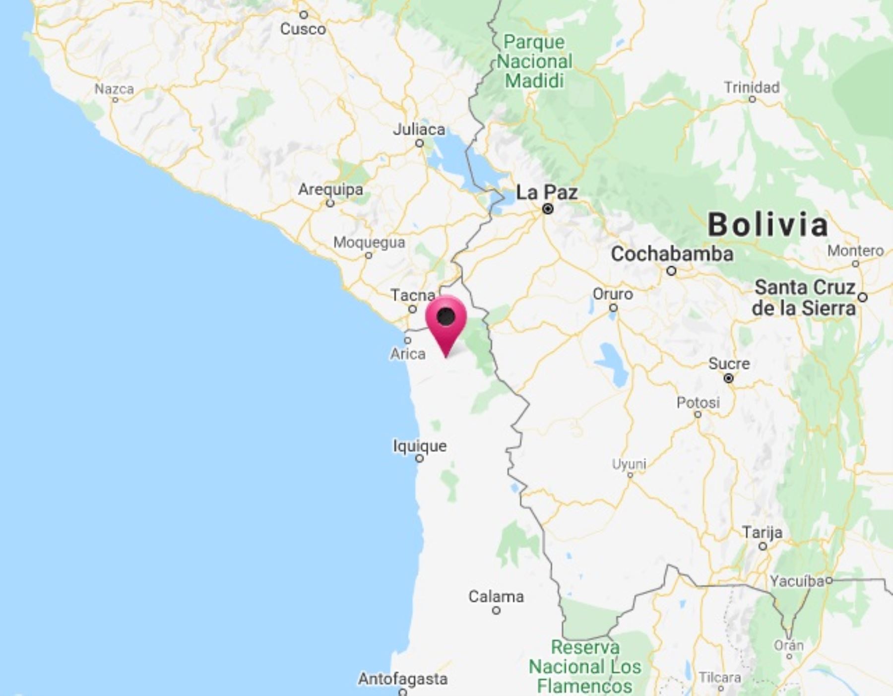 Tacna fue remecida esta mañana por un sismo de magnitud 4.9 cuyo epicentro se localizó en el vecino país de Chile.