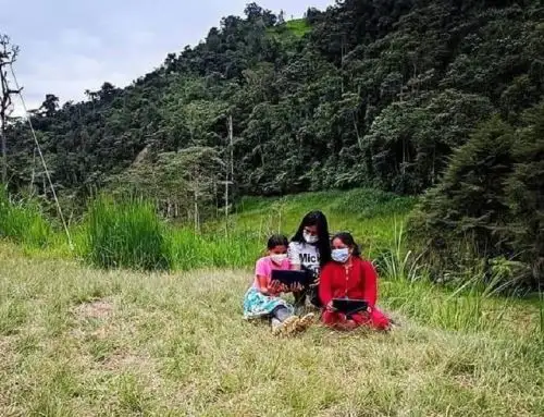 Conoce a Gaby Perales Quito, la talentosa y ejemplar maestra que camina tres horas para enseñar a los niños en un caserío rural ubicado cerca de la frontera con Ecuador, en la provincia de San Ignacio, en Cajamarca. ANDINA/Difusión