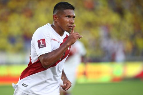 Edison Flores anotó el gol a los 84 minutos en el Estadio Metropolitano de Barranquilla (Colombia). Foto: Twitter
