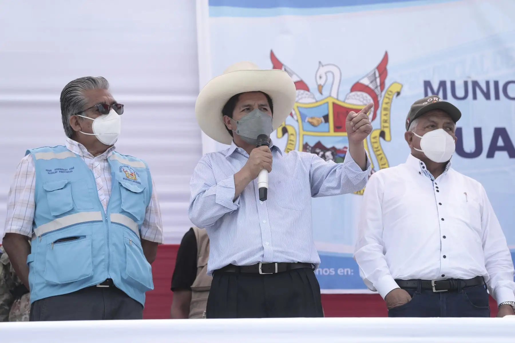 Presidente de la República, Pedro Castillo, visita puerto de Huacho, provincia de Huaura y se reúne con la población. Foto: ANDINA/Prensa Presidencia