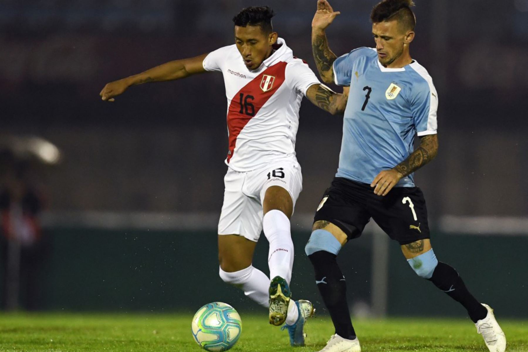 El Christofer Gonzales, futbolista convocado para para el repechaje Catar 2022.
Foto: AFP