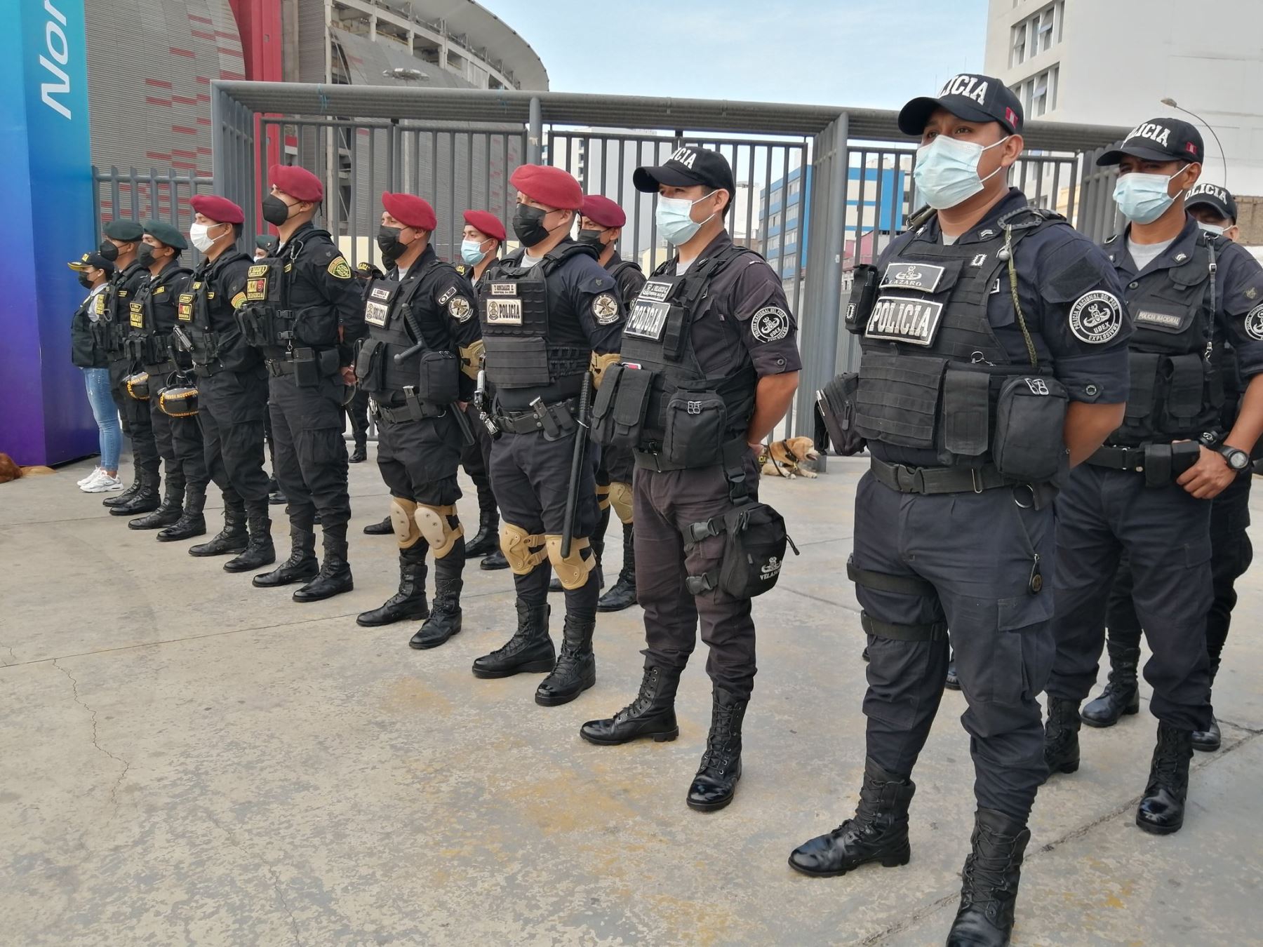 La PNP estará a cargo de la seguridad en cita futbolística entre Perú y Brasil.