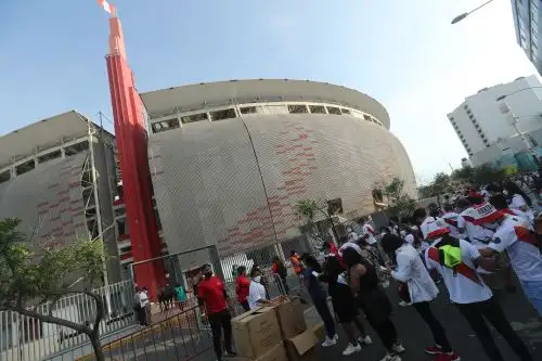 PNP presenta plan de seguridad por el partido de fútbol entre la selección de Perú y Uruguay. Foto: ANDINA.
