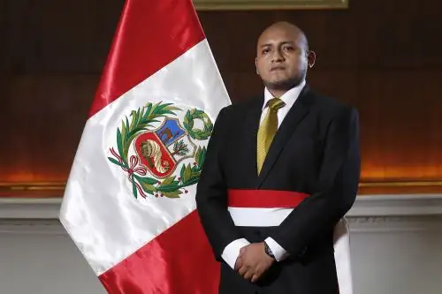 Wilber Supo Quisocala juró como nuevo titular del Ministerio del Ambiente en reemplazo de Rubén Ramírez Mateo. Foto: ANDINA/Prensa Presidencia