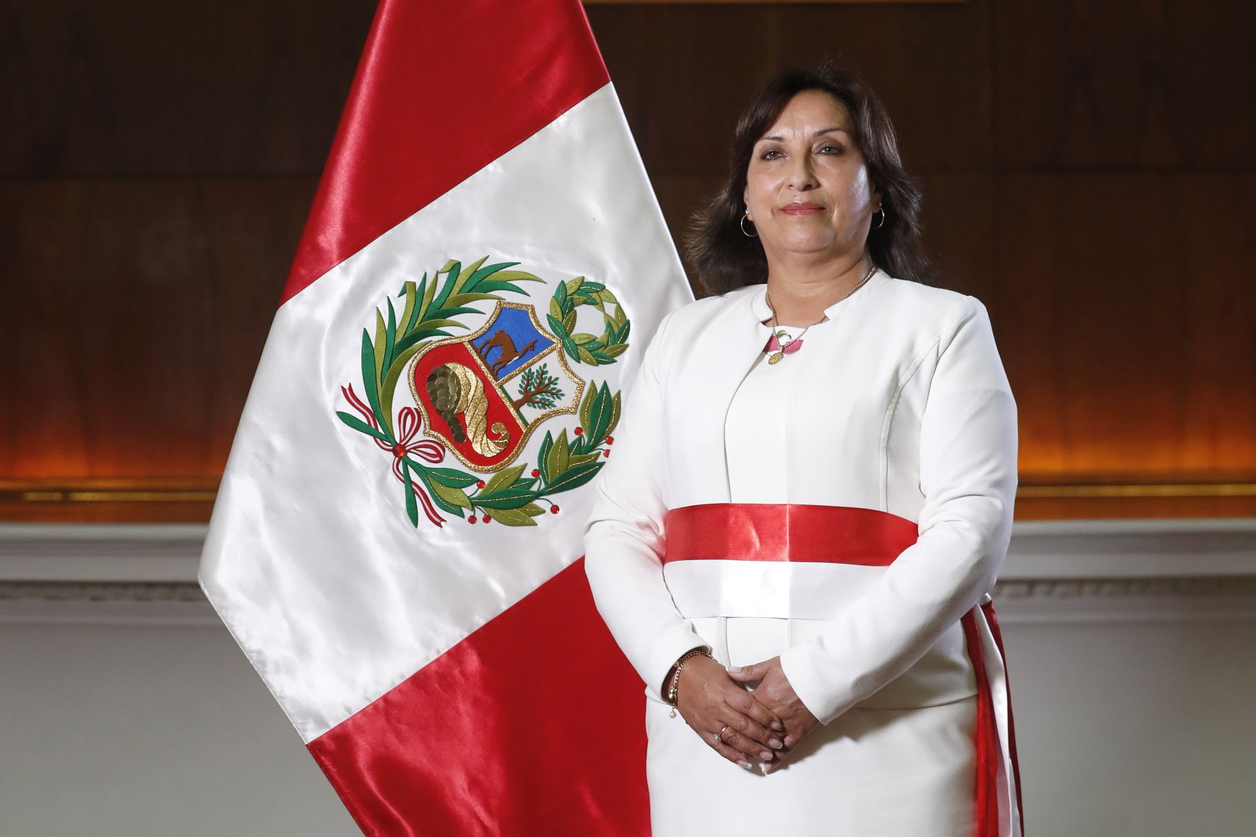 Dina Boluarte Zegarra, juramenta como ministra de Desarrollo e Inclusión Social. Foto: ANDINA/Prensa Presidencia