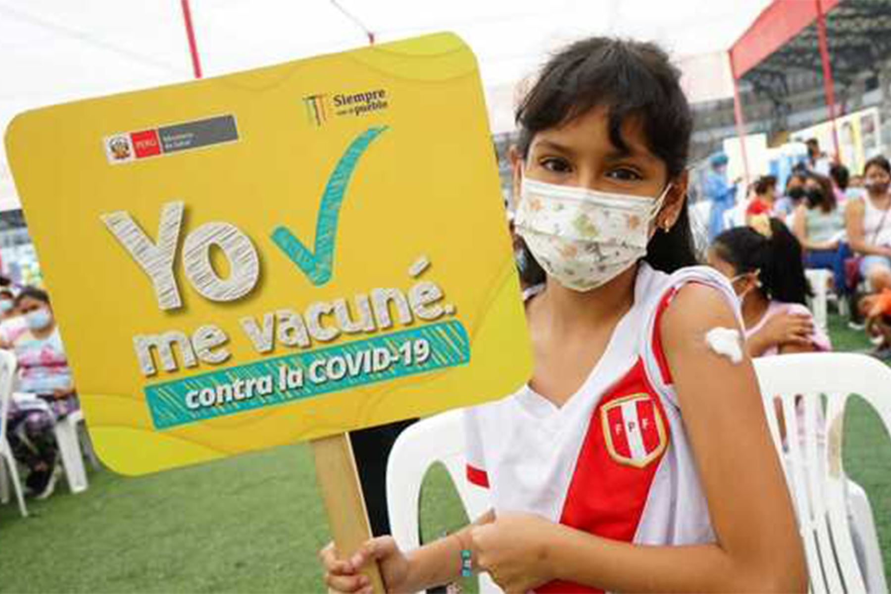 La meta de la Diris Lima Este es alcanzar los 46,234 niños y niñas vacunados contra el covid-19. ANDINA/ Diris Lima Este
