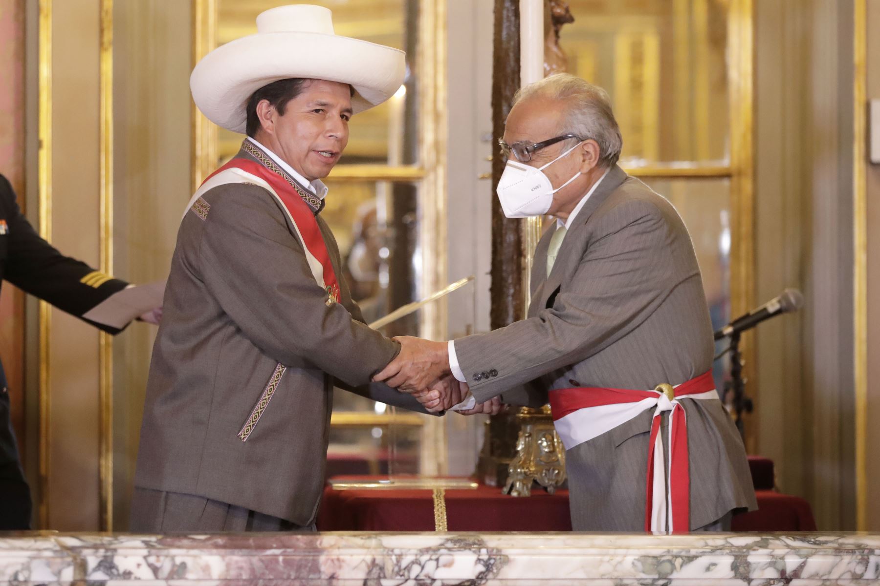 Presidente Castillo toma juramento al ministro de Justicia y Derechos Humanos, Aníbal Torres Vásquez.
Foto: ANDINA/Prensa Presidencia