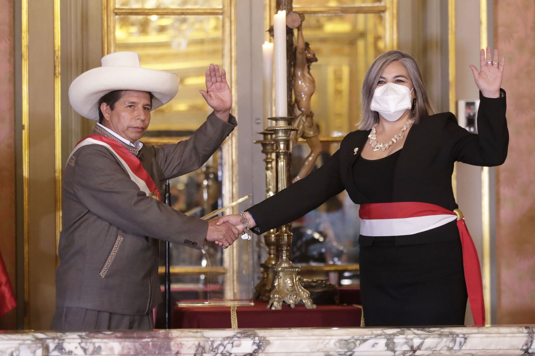 Presidente Castillo toma juramento a la nueva ministra de Energía y Minas, Alessandra Herrera Jara
Foto: ANDINA/Prensa Presidencia