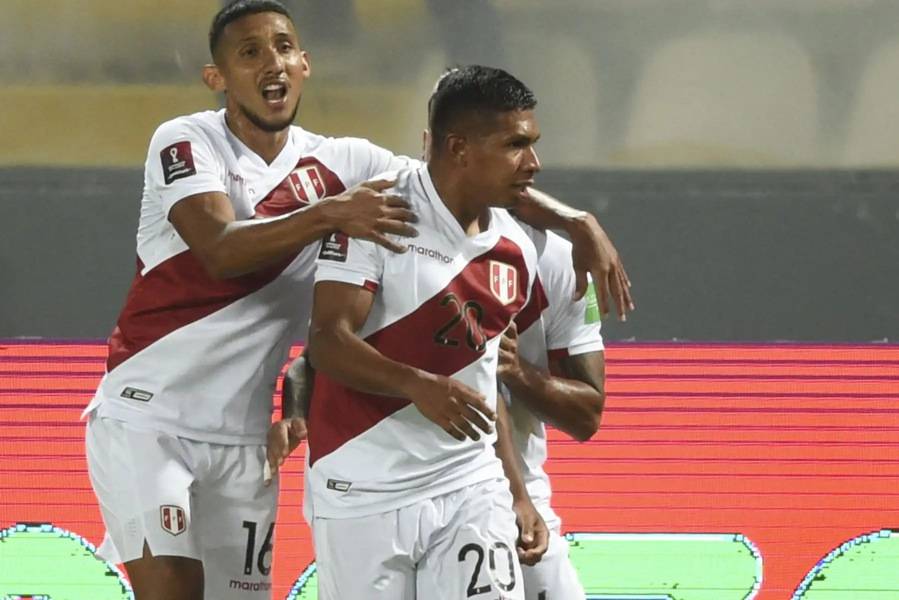 Edison Flores.  Clasificatorias al mundial Catar 2022. Foto: EFE