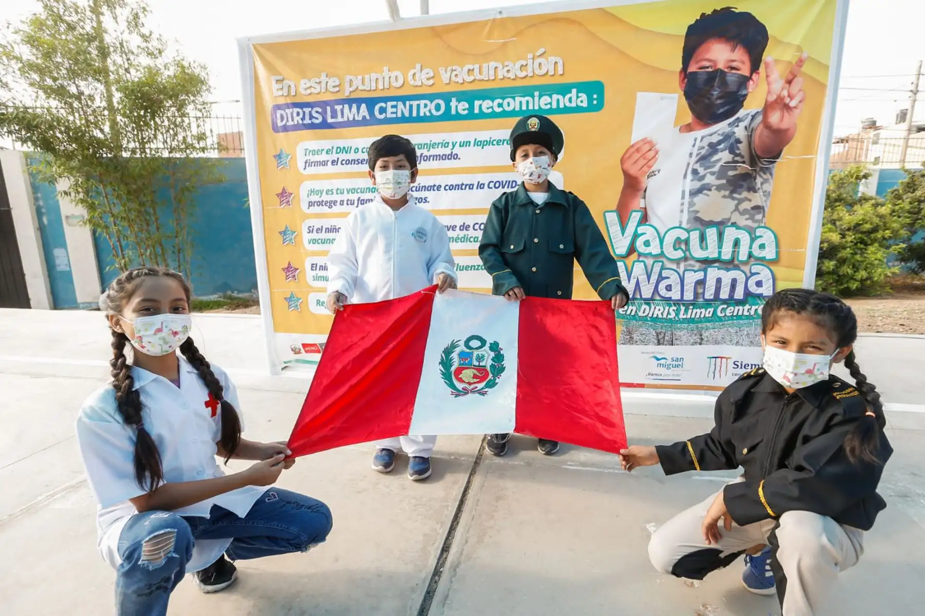 En Lima hay 37 colegios dispuestos para esta atención y a nivel nacional hay poco más de 250 colegios. Foto: ANDINA/ MINSA
