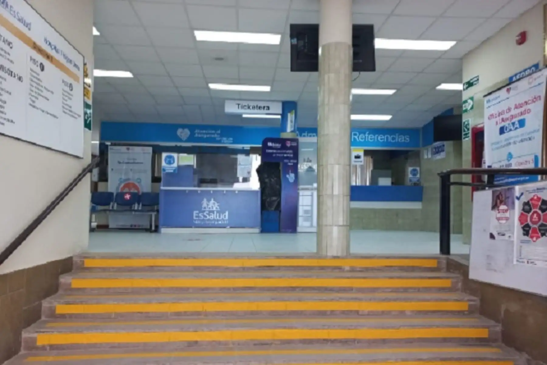 El área de hospitalización del Centro de Atención Temporal de Bagua presenta leves daños y serán reparados en la brevedad.