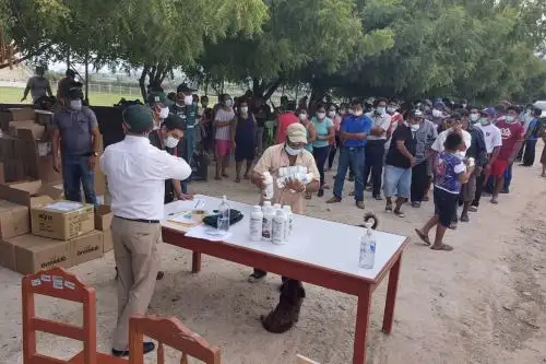 Amazonas: Agro Rural entregó bienes e insumos a familias agricultoras afectadas por sismo. ANDINA/Difusión