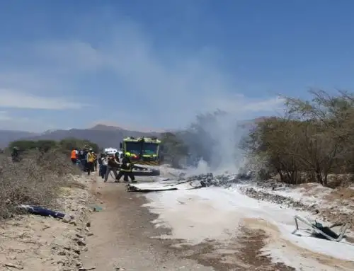 Siete muertos deja caída de avioneta cerca del aeródromo de Nasca. Foto: ADN Informativo/Facebook.