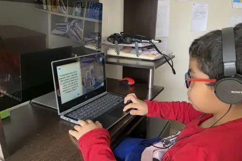 Estudiantes de colegios certificados de la Orden de San Agustín Provincia de Nuestra Señora de Gracia del Perú emplean herramientas de Google en su educación. Foto: Colegio San Agustín