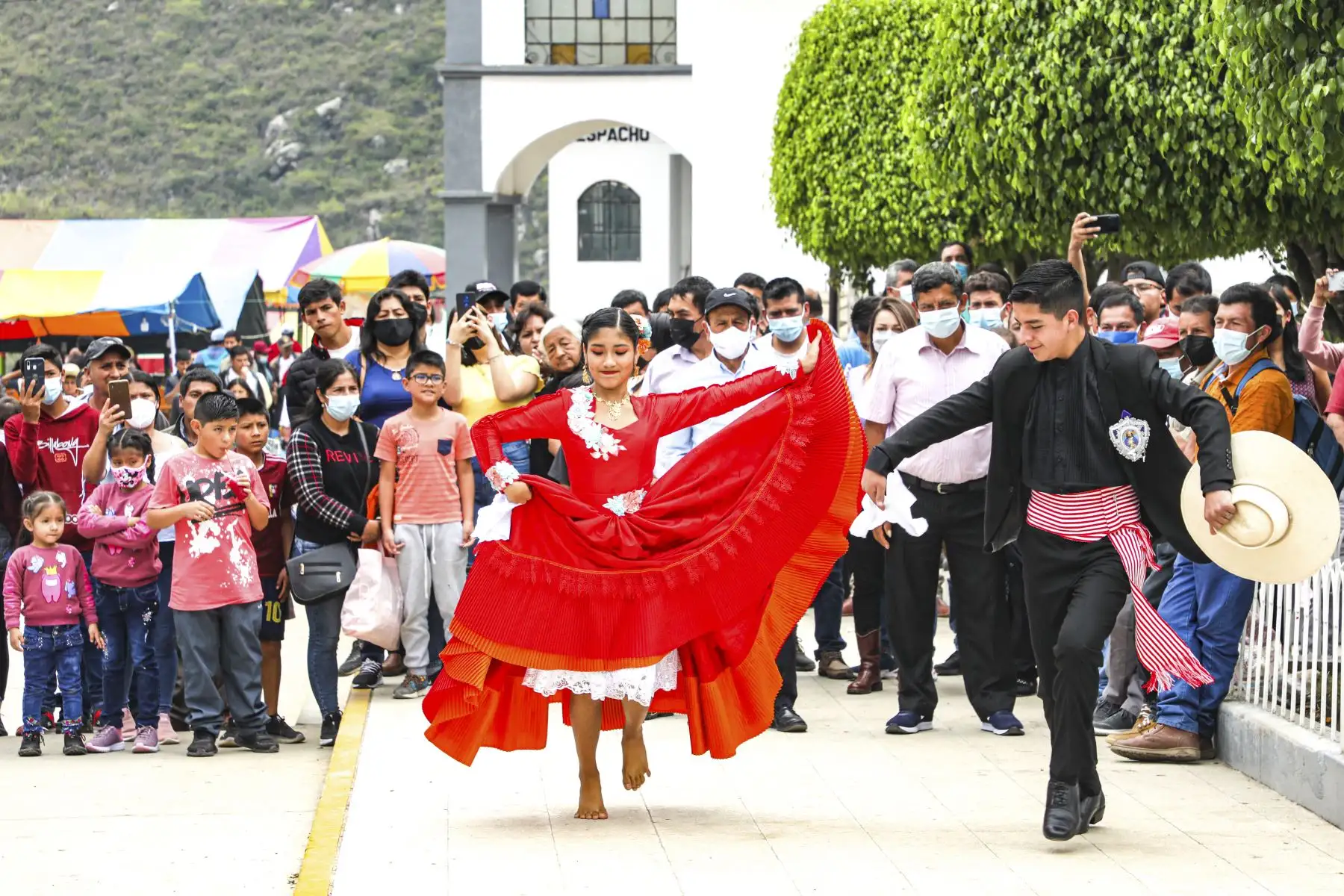 Ministerio de Transportes y Comunicaciones anunció el mejoramiento y conservación del corredor Cutervo, Sócota–San Andrés–Santo Tomás- Pimpingos–Cuyca en la región de Cajamarca. En el marco del aniversario del Distrito de Sócota. Foto: ANDINA/MTC