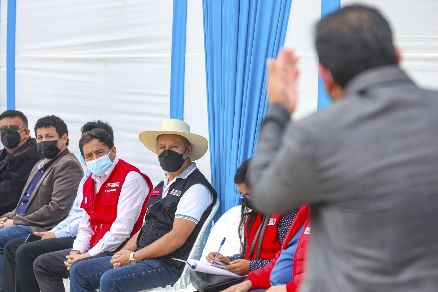 Ministerio de Transportes y Comunicaciones anunció el mejoramiento y conservación del corredor Cutervo, Sócota–San Andrés–Santo Tomás- Pimpingos–Cuyca en la región de Cajamarca. En el marco del aniversario del Distrito de Sócota. Foto: ANDINA/MTC