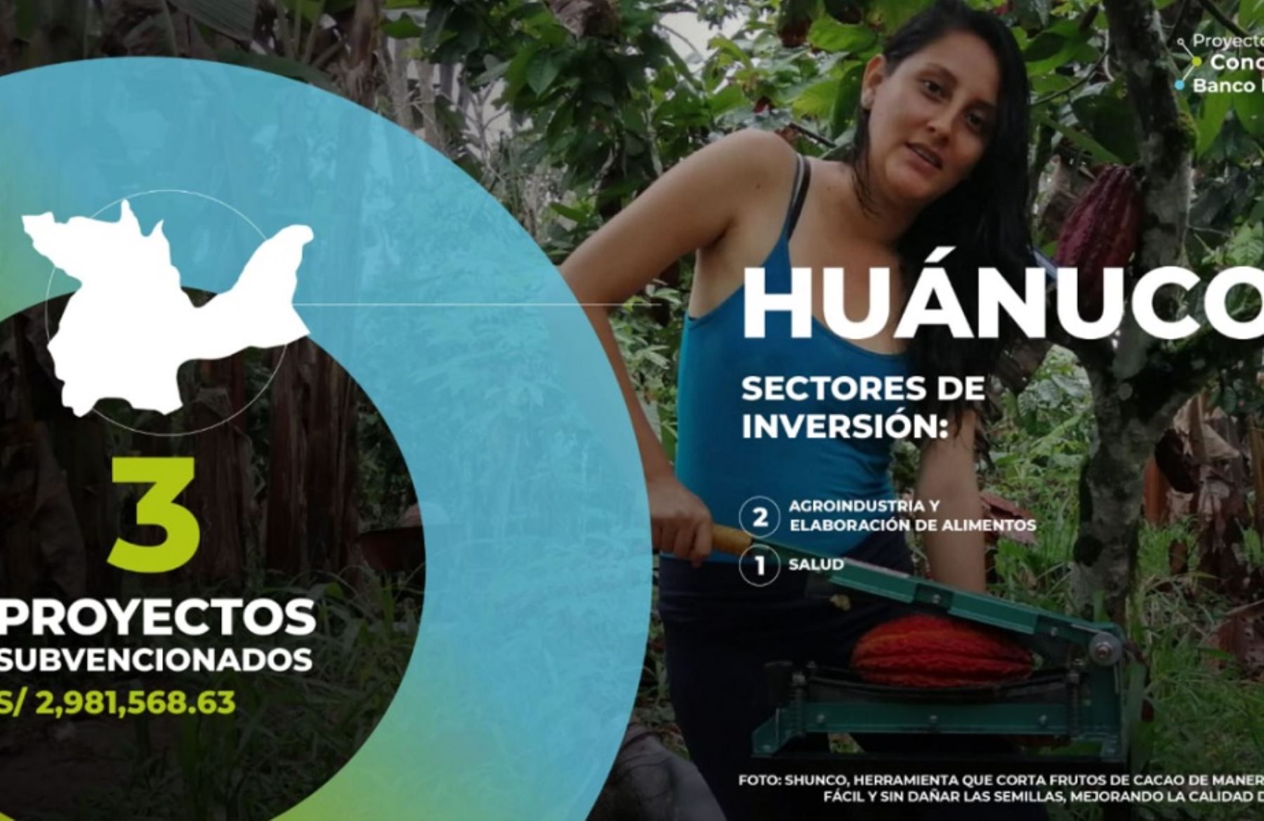 Concytec financia proyectos en salud, agroindustria y elaboración de alimentos en la región Huánuco.