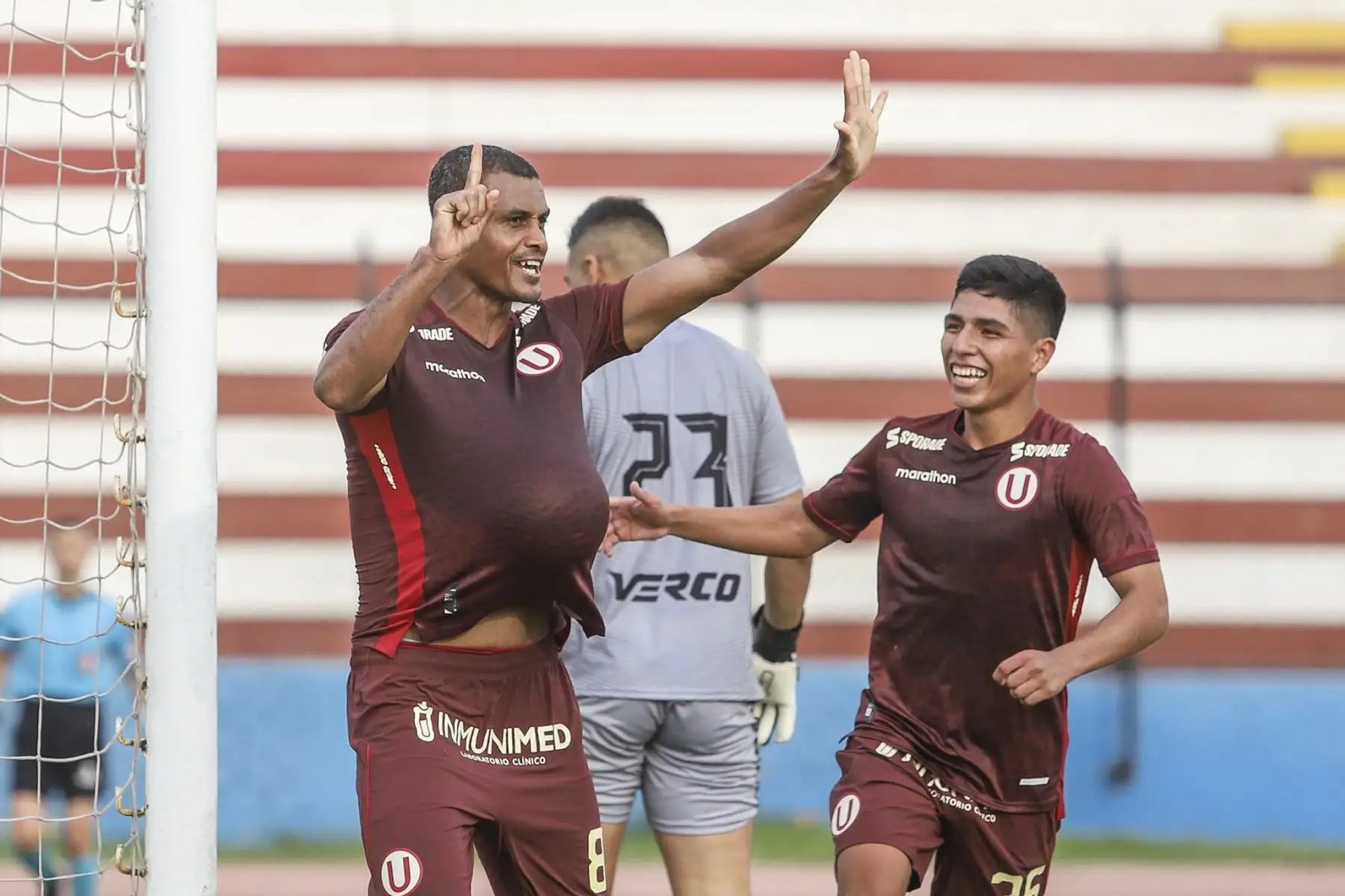 Universitario de Deportes se impuso 3 a 0 frente a Cantolao en el Estadio Miguel Grau del Callao por la primera jornada de Liga 1 2022. Con este resultado se colocaron primeros de la tabla de posiciones. Foto: La Liga