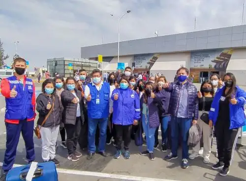Arriba a Arequipa una brigada de médicos del Hospital Perú de EsSalud para fortalecer la atención de salud en esa región.
