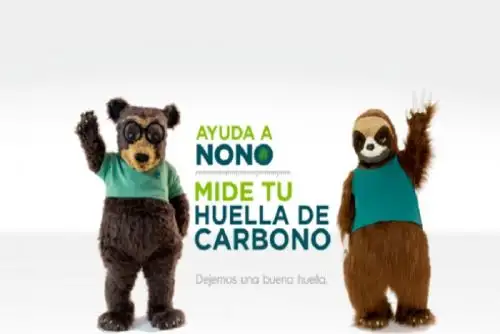 "Nono" y "Gonzo" informarán a las organizaciones que enfrentar el cambio climático es tarea de todos, para lo cual es importante medir y reducir nuestra huella de carbono cuanto antes.