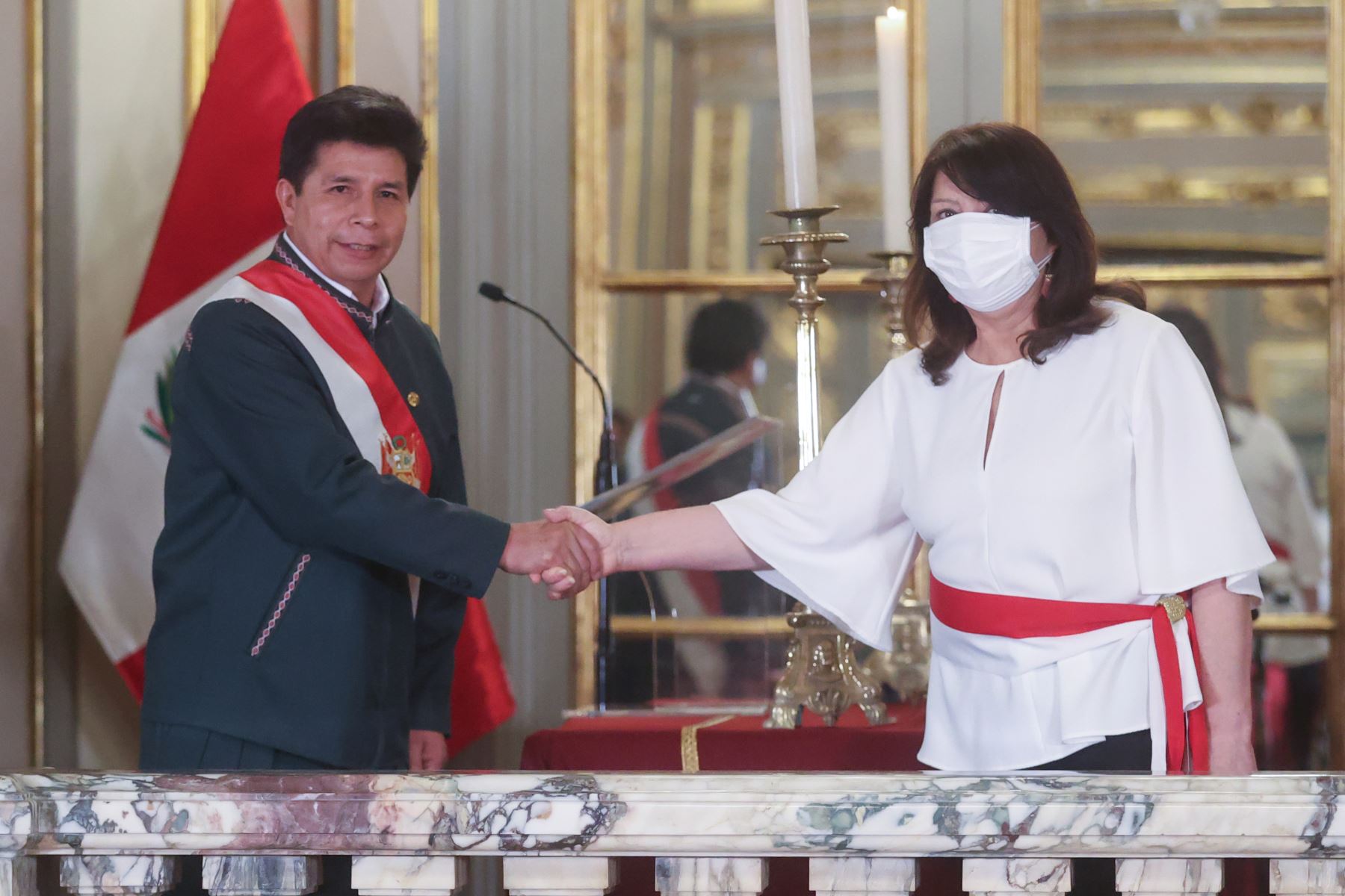 Diana Miriam Miloslavich Túpac jura como nueva ministra de la Mujer. Foto: ANDINA/Vidal Tarqui