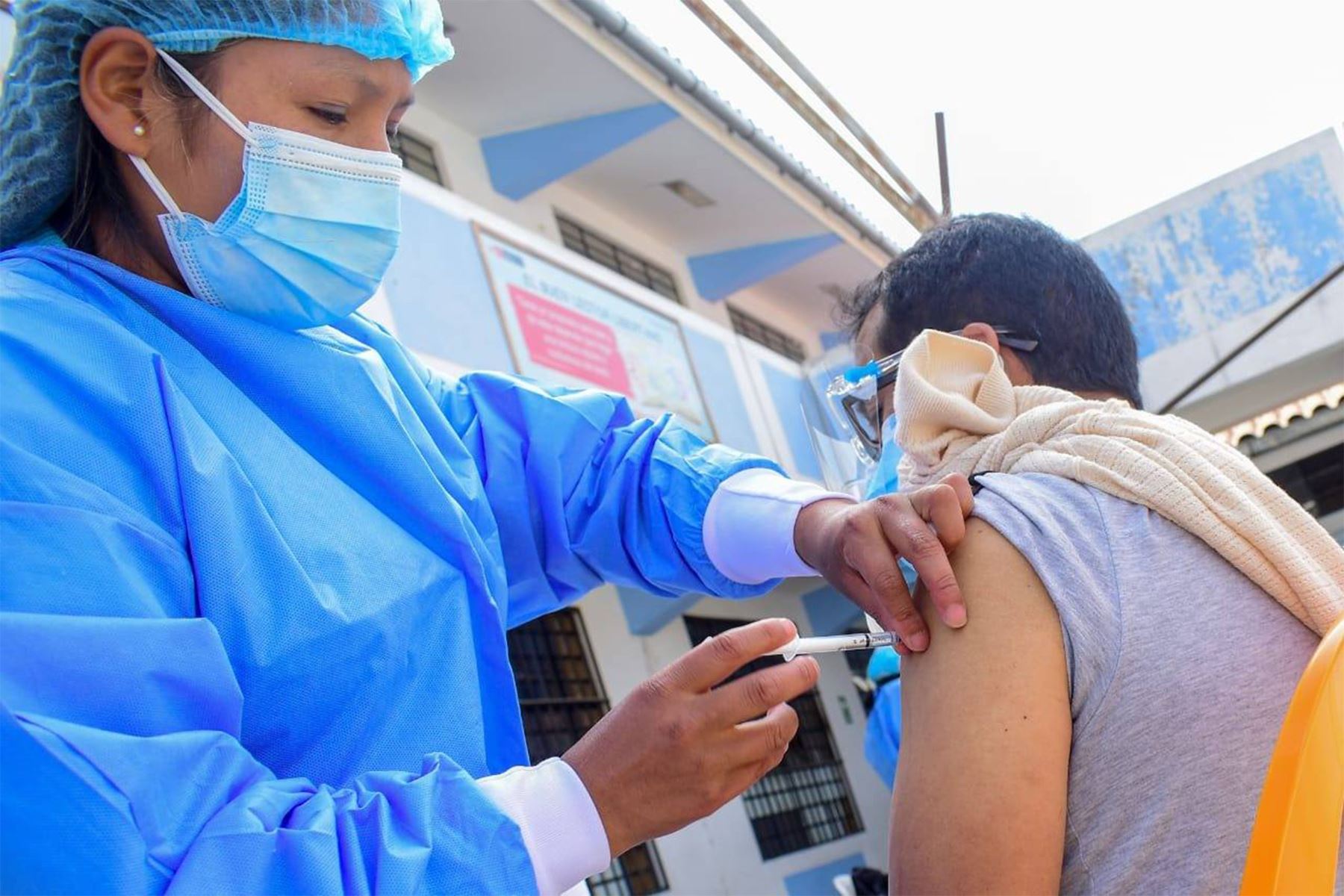 A un año del inicio de la vacunación contra el covid-19, la región Áncash ha suministrado 2 millones 316,168 dosis. Foto: Cortesía Gonzalo Horna
