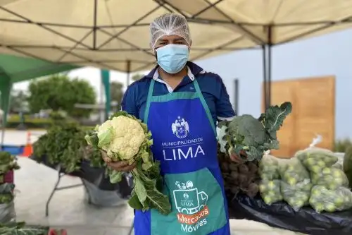 Mercado móvil seguirá ofreciendo y promoviendo la alimentación saludable. Foto: Difusión
