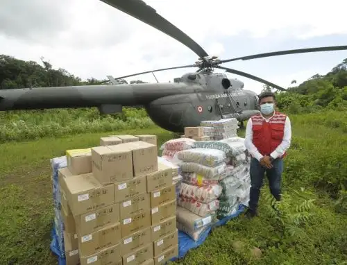 El programa Qali Warma inició la distribución de más de 94 toneladas de alimentos a colegios de comunidades indígenas de la región Amazonas. Foto: ANDINA/difusión.