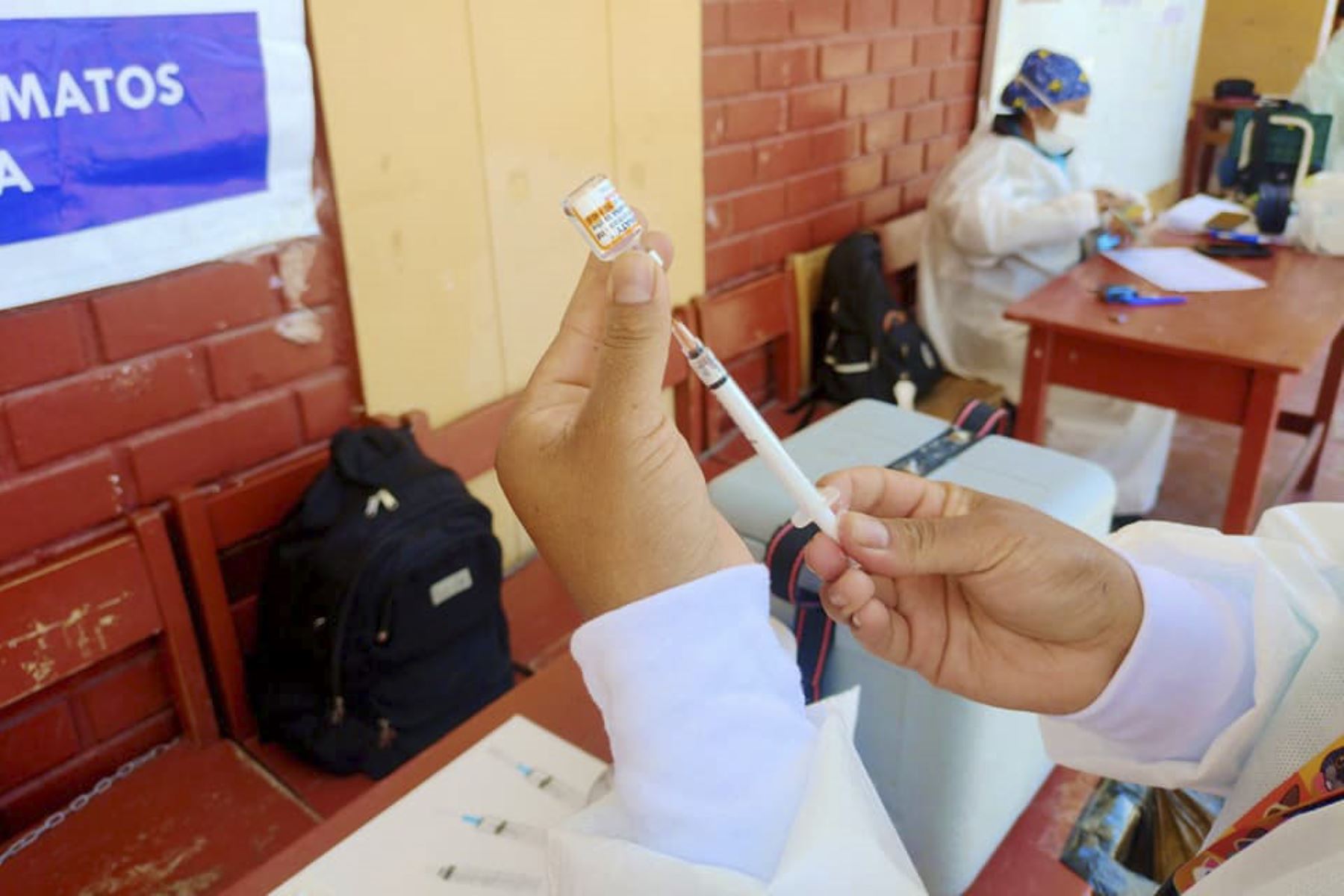 La cifra corresponde al 33 % de la población objetivo que tiene Áncash para esta campaña de inmunización que se inició hace un año. Foto: ANDINA/Difusión