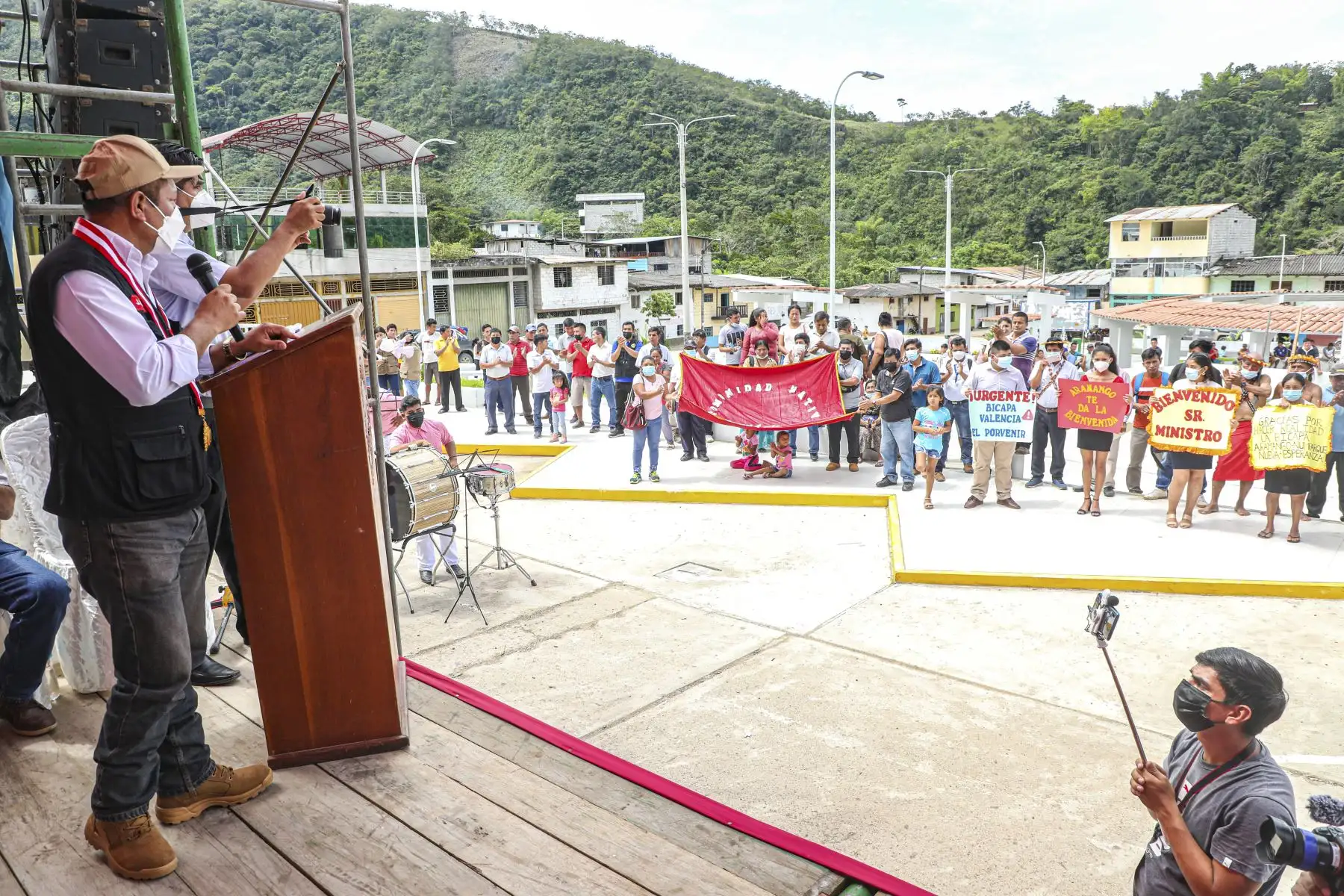 Así lo anunció el ministro de Transportes y Comunicaciones, Juan Silva, durante la ceremonia de colocación de la primera piedra de dicha obra. Foto: ANDINA/MTC