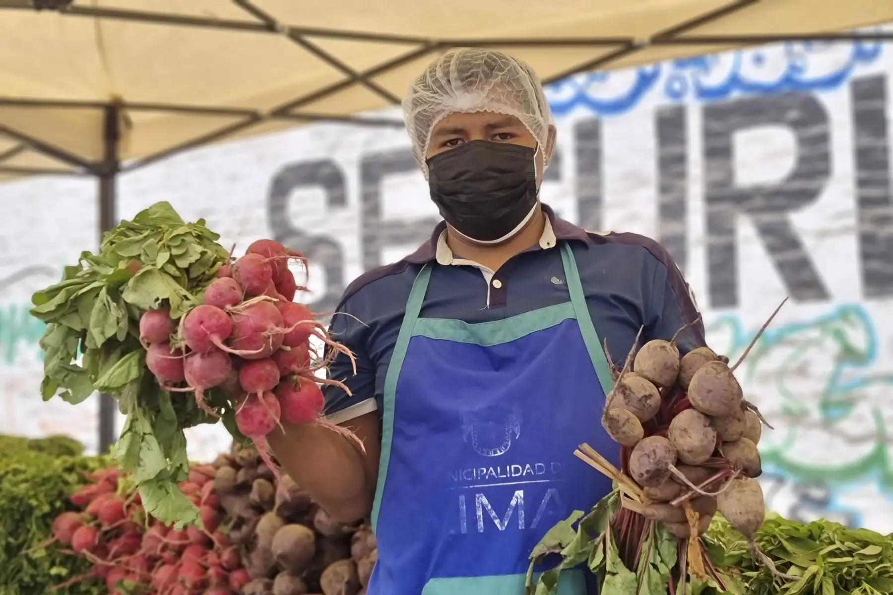 La Municipalidad de Lima trasladó el Mercado Móvil al distrito de El Agustino, donde los vecinos podrán adquirir verduras, frutas, tubérculos, menestras y más alimentos frescos de temporada. Foto: MuniLima