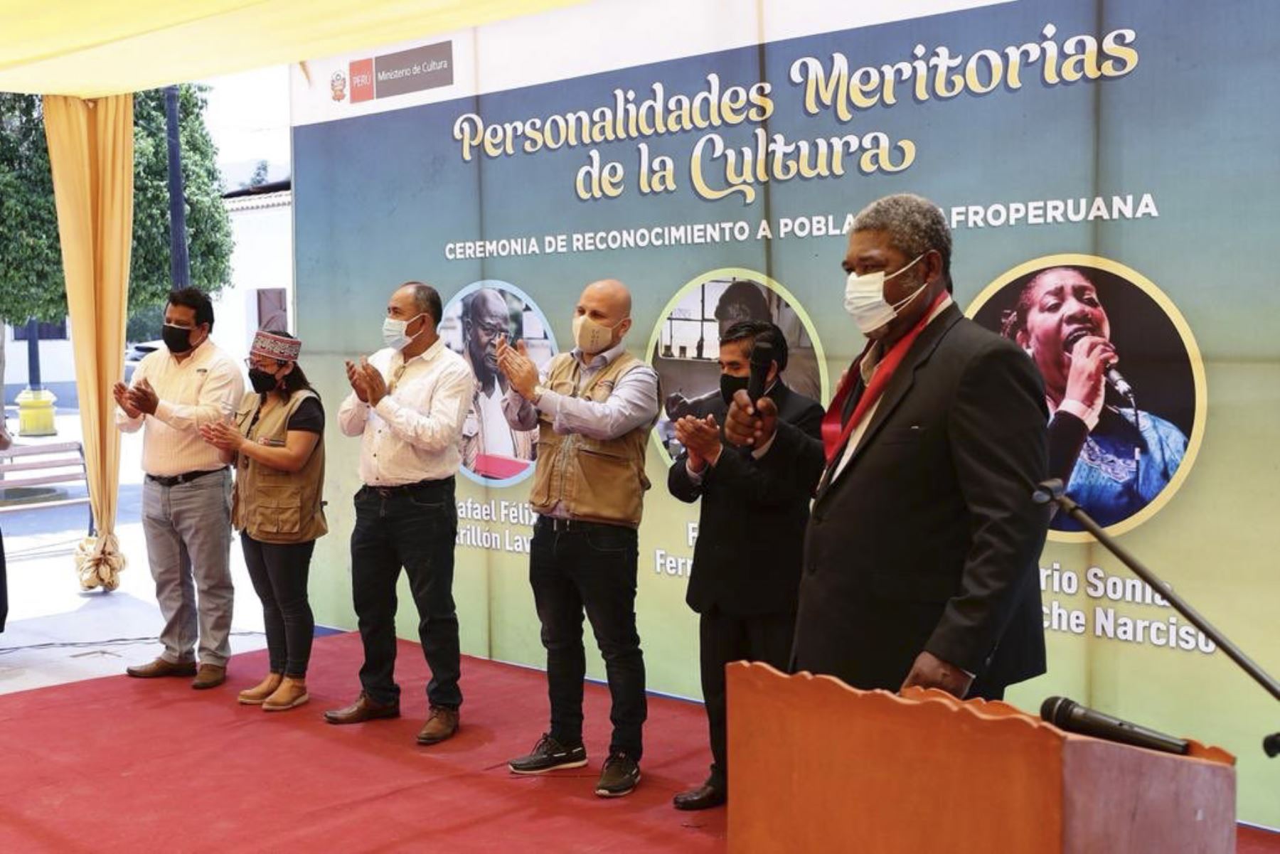 Ceremonia de reconocimiento se desarrollo en el distrito El Ingenio, provincia de Nasca. ANDINA/Difusión
