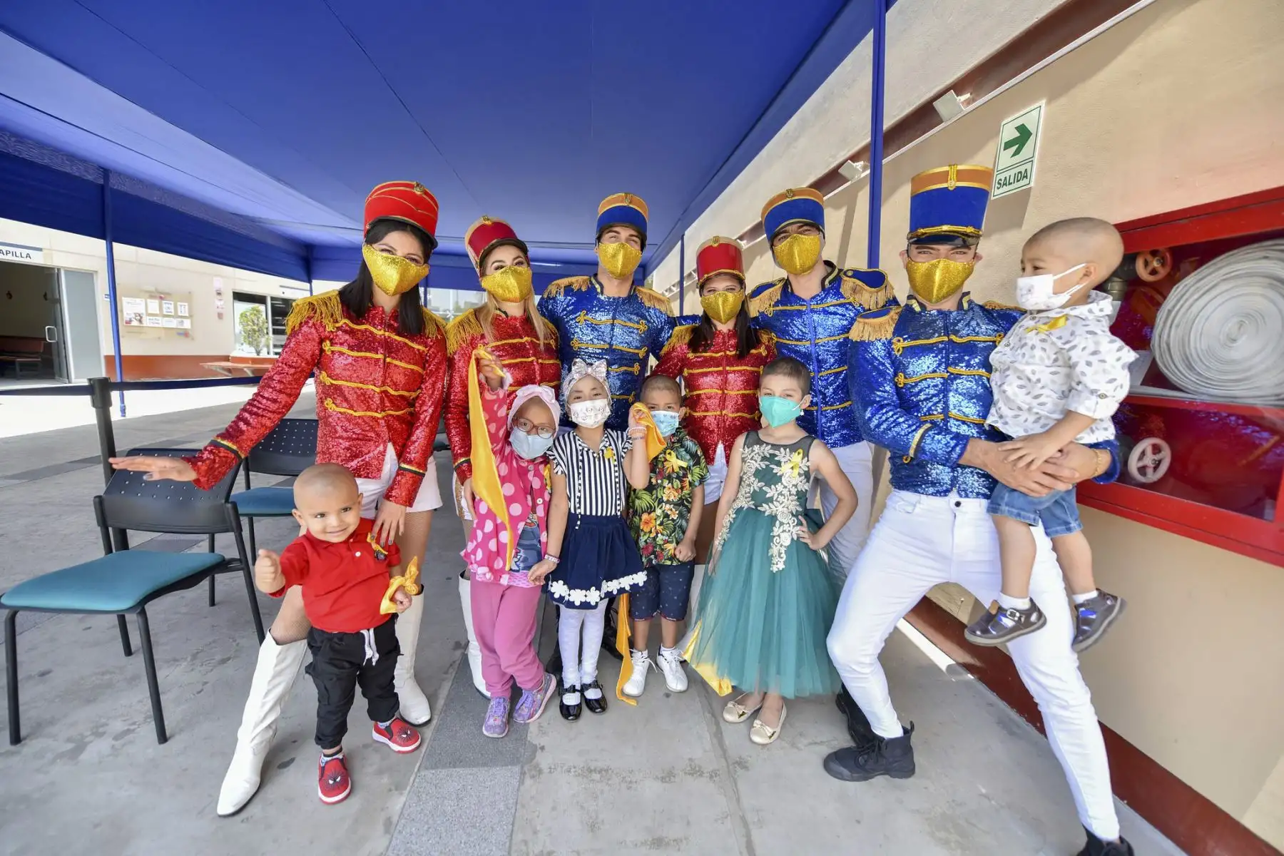 El Instituto Nacional de Salud del Niño de San Borja realizó un homenaje especial a los pacientes con leucemias y otras enfermedades oncológicas y exhortó a la población a donar sangre y plaquetas a pocos días del Día Internacional de contra el Cáncer Infantil, que se conmemora este 15 de febrero. Foto: Difusión