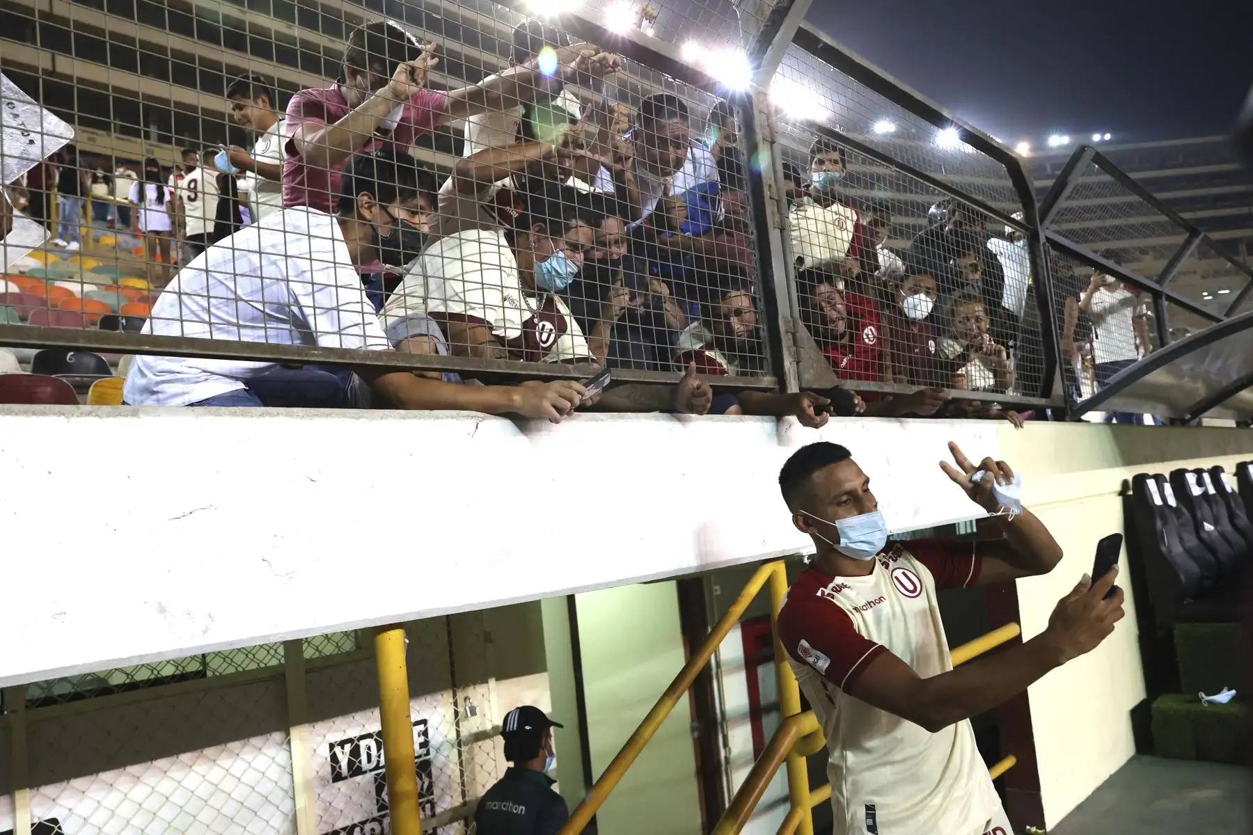Universitario de Deportes venció a la San Martín por 3-0 en el partido que se jugó esta noche en el estadio Monumental de Ate, por la segunda fecha de la Liga 1. Foto: Jhonel Rodriguez