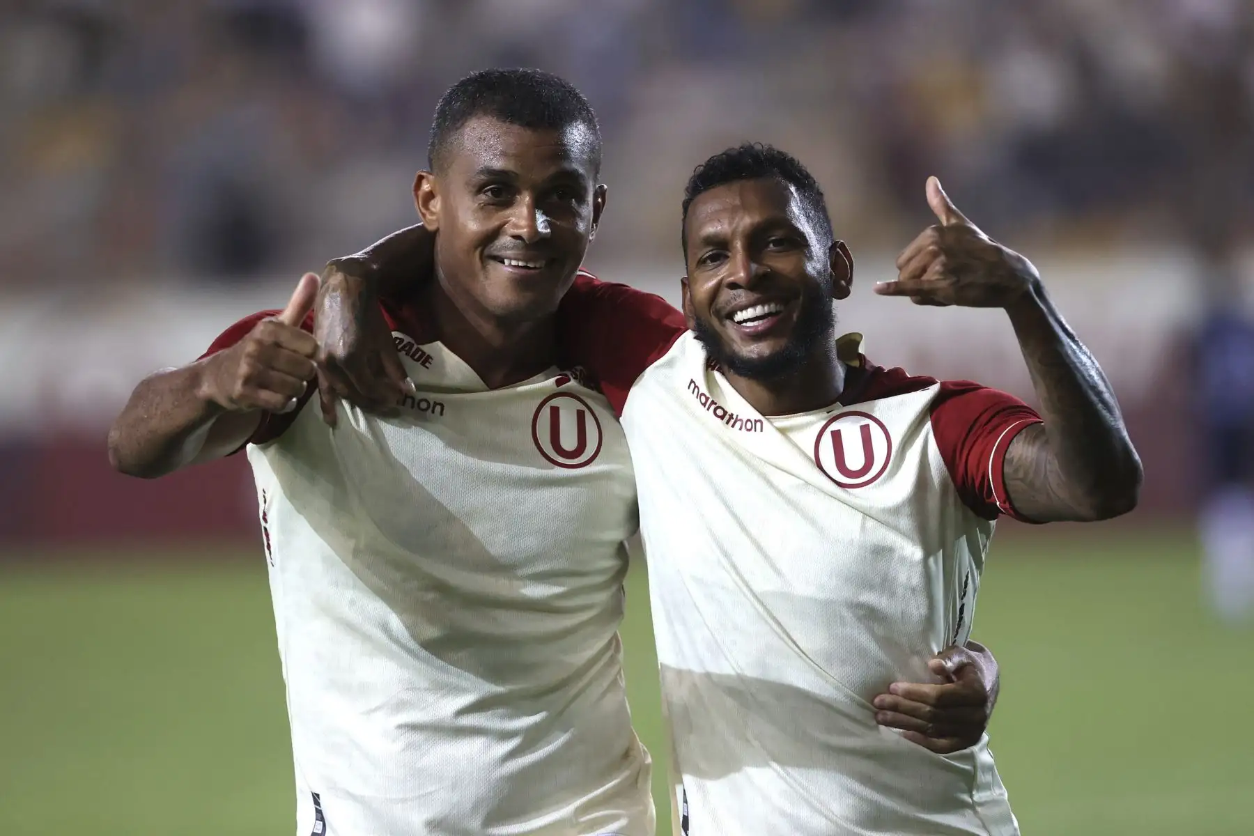 Universitario de Deportes venció a la San Martín por 3-0 en el partido que se jugó esta noche en el estadio Monumental de Ate, por la segunda fecha de la Liga 1. Foto: Jhonel Rodriguez