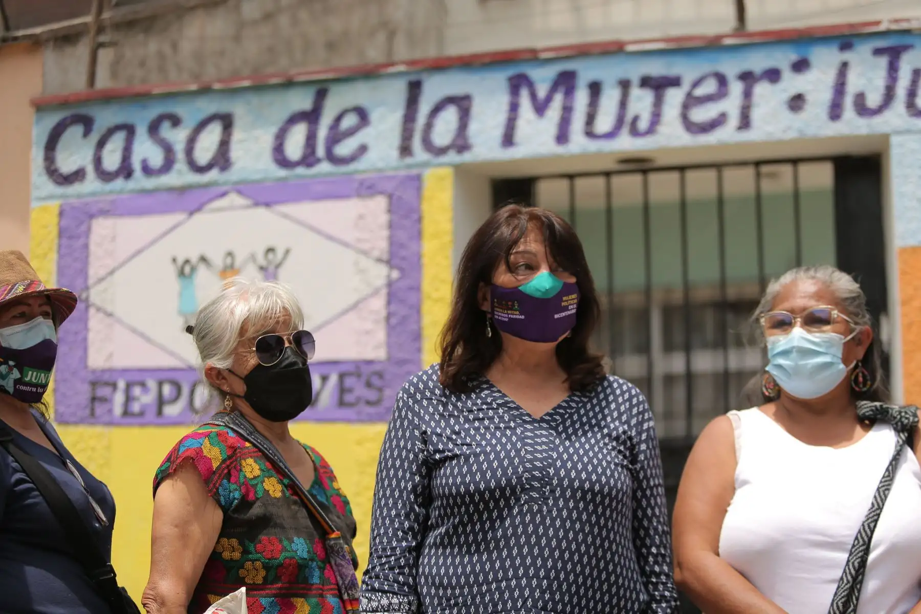 Encuentro de la ministra de la Mujer y Poblaciones Vulnerables, Diana Miloslavic con  integrantes de la Casa de la Mujer, en el marco de las actividades por los 30 años del asesinato de María Elena Moyano. 
Foto: MIMP