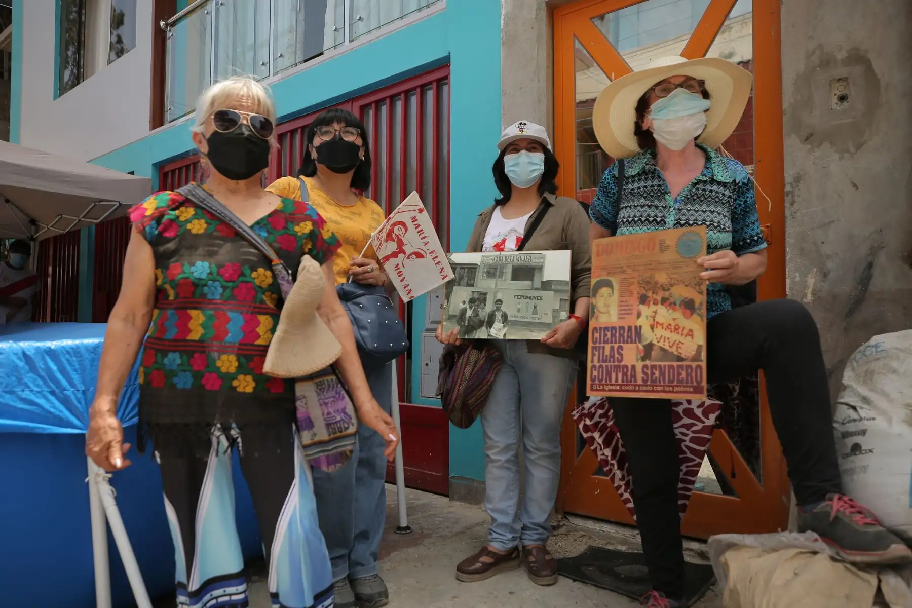 Encuentro de la ministra de la Mujer y Poblaciones Vulnerables, Diana Miloslavic con  integrantes de la Casa de la Mujer, en el marco de las actividades por los 30 años del asesinato de María Elena Moyano. 
Foto: MIMP
